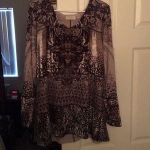 Brown and tan top from the avenue.